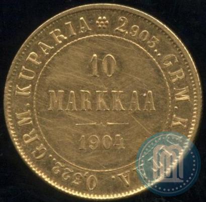 Picture 10 markkaa 1904 year L 