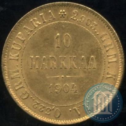 Picture 10 markkaa 1904 year L 