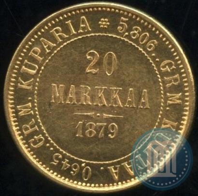 Picture 20 markkaa 1879 year S 