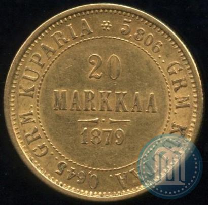 Picture 20 markkaa 1879 year S 