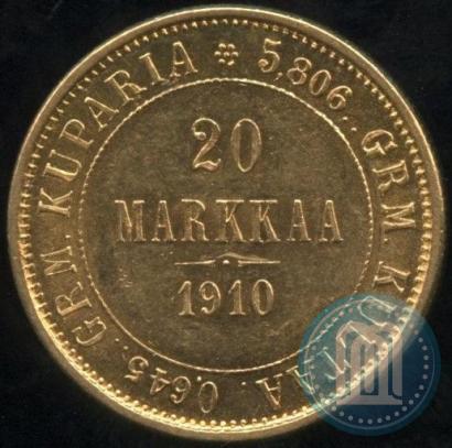 Picture 20 markkaa 1910 year L 