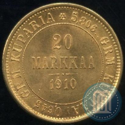 Picture 20 markkaa 1910 year L 