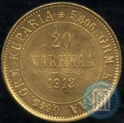 Picture 20 markkaa 1912 year S 