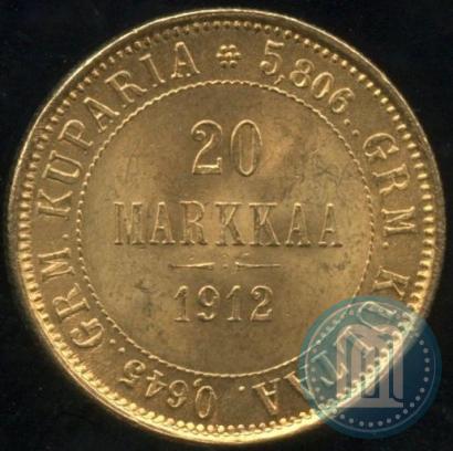 Picture 20 markkaa 1912 year S 