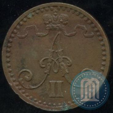 Фото 1 пенни 1865 года  