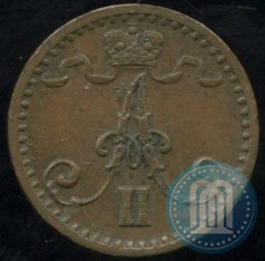 Фото 1 пенни 1871 года  