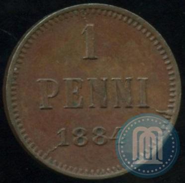 Picture 1 penni 1884 year  
