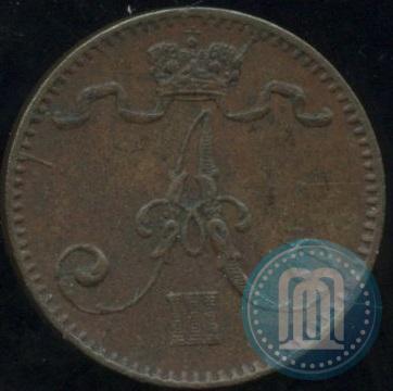 Фото 1 пенни 1884 года  