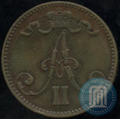 Фото 5 пенни 1870 года  