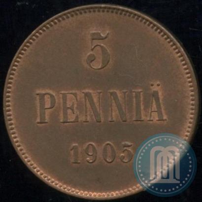 Picture 10 pennia 1905 year  