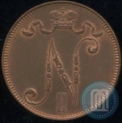 Picture 10 pennia 1905 year  