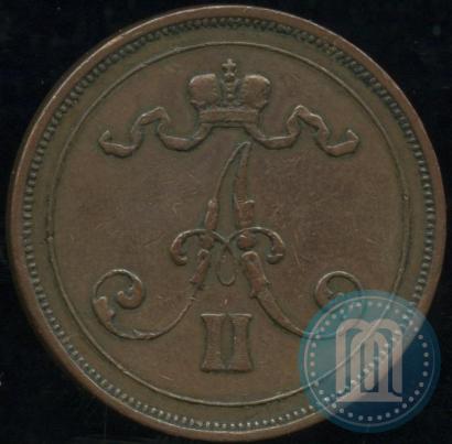 Фото 10 пенни 1876 года  