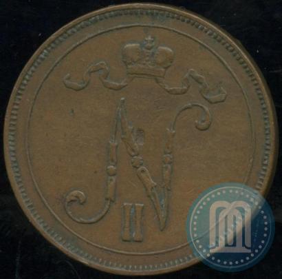Фото 10 пенни 1898 года  