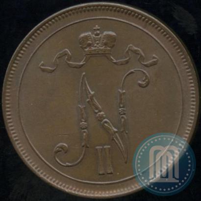 Фото 10 пенни 1905 года  