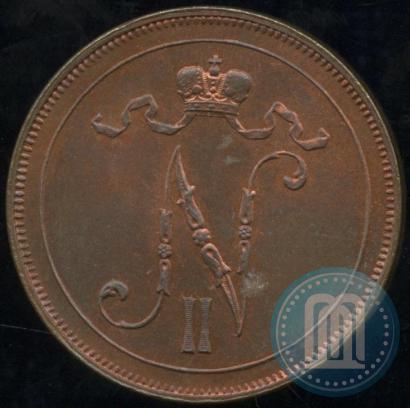 Фото 10 пенни 1914 года  