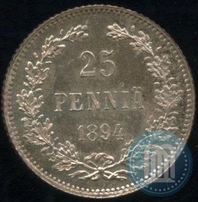 Picture 25 pennia 1894 year L 