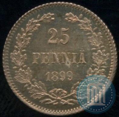 Фото 25 пенни 1899 года L 