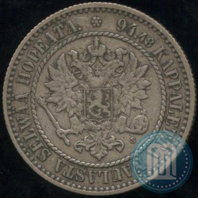 Picture 1 markka 1864 year S 