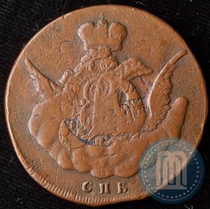 Picture 1 kopeck 1756 year СПБ 