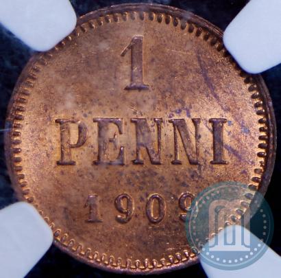 Picture 1 penni 1909 year  