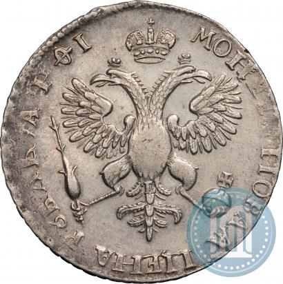 Picture 1 rouble 1719 year OK-L "Portrait in armour"