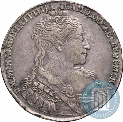 Фото 1 рубль 1734 года  "Тип 1734 года"