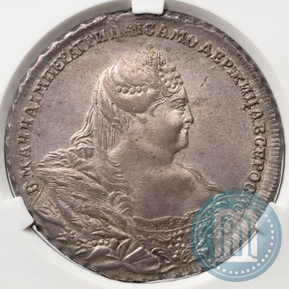 Picture 1 rouble 1738 year  "Moscow type"