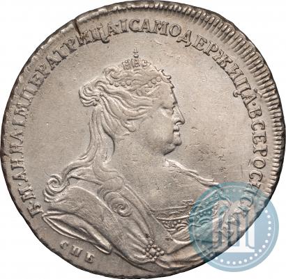 Picture 1 rouble 1738 year СПБ "Petersburg type"