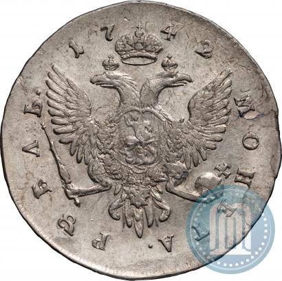 Picture 1 rouble 1742 year СПБ 