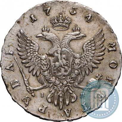 Фото 1 рубль 1754 года ММД-IП 