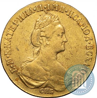 Фото 10 рублей 1780 года СПБ 