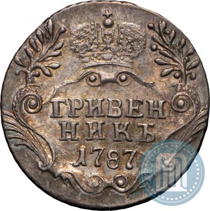 Picture Grivennik 1787 year СПБ 