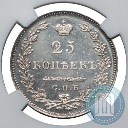 Фото 25 копеек 1827 года СПБ-НГ 