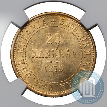 Picture 20 markkaa 1879 year S 