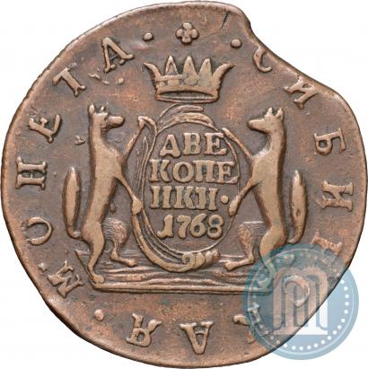 Picture 2 kopecks 1768 year КМ 