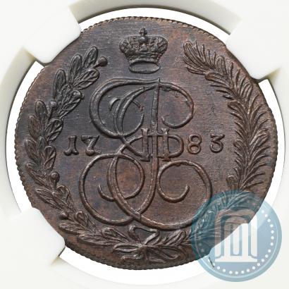 Фото 5 копеек 1783 года КМ 