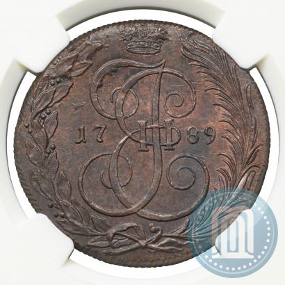 Фото 5 копеек 1789 года КМ 