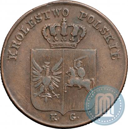 Picture 3 grosze 1831 year KG "Polish uprising"