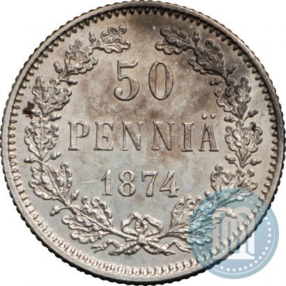 Picture 50 pennia 1874 year S 
