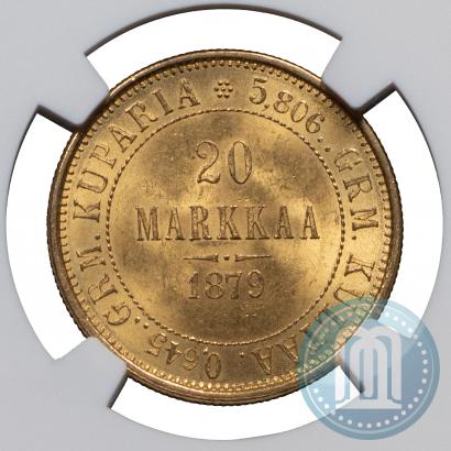Picture 20 markkaa 1879 year S 