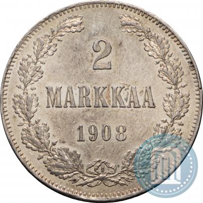Picture 2 markkaa 1908 year L 