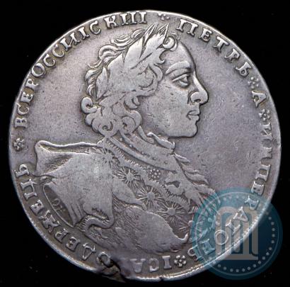 Фото 1 рубль 1723 года OK "Портрет в горностаевой мантии"