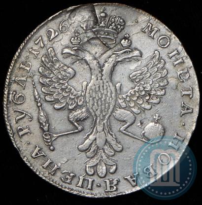 Picture 1 rouble 1726 year  "Moscow type, portrait turned to the left"