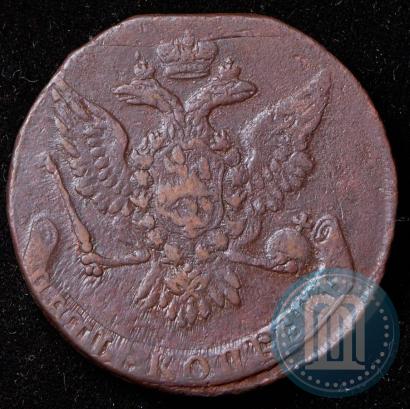 Picture 5 kopecks 1758 year  