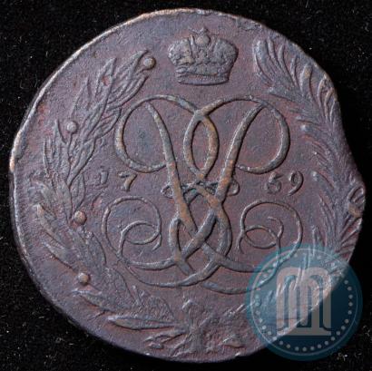 Picture 5 kopecks 1759 year  