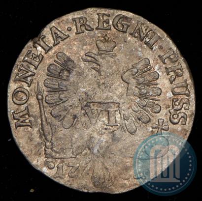 Picture 6 groszy 1761 year  