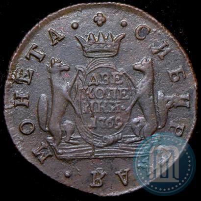 Фото 2 копейки 1769 года КМ 