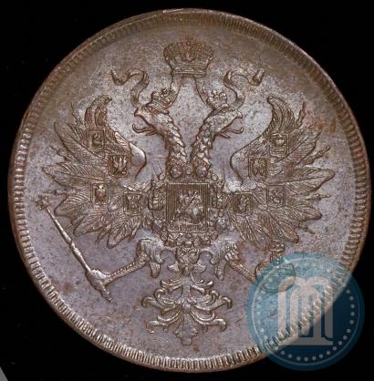 Picture 3 kopecks 1864 year ЕМ 