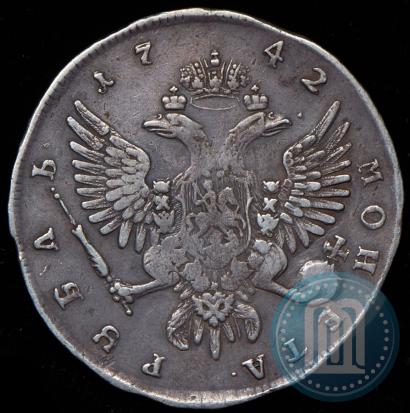 Picture 1 rouble 1742 year ММД 