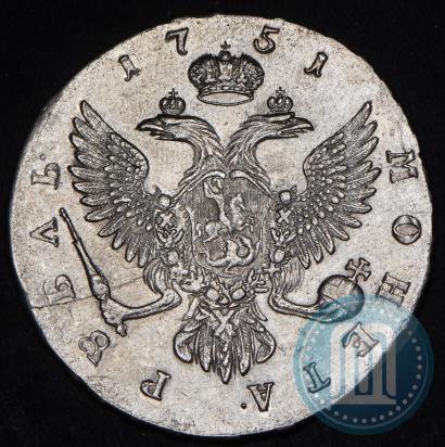 Picture 1 rouble 1751 year ММД 
